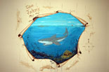 shark mural